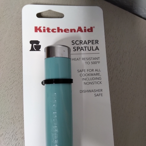 Teal and Black KitchenAid Scraper Spatula - Picture 2 of 3